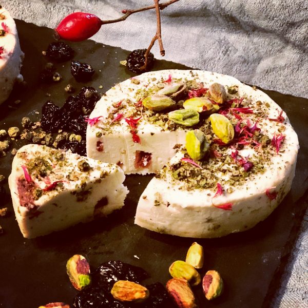 Pitou de Neige mit Cranberries & grünem Pfeffer Pitou de Neige mit Cranberries & grünem Pfeffer
